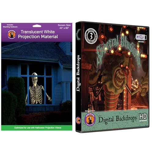 Decoración Digital Halloween con Pantalla de Proyección 40x60 miniatura 1