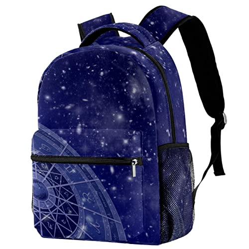 Mochila de galaxia escolar y universitaria resistente para viajes al aire libre