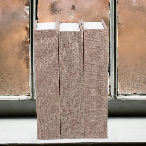 Boîte à livres en lin DOITOOL pour rangement de salon