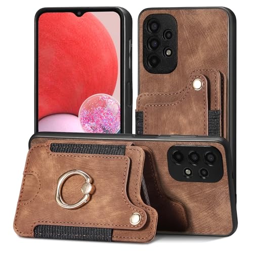 Housse Samsung Galaxy A13 4G pour voyager léger avec rabat portefeuille et protection antichoc
