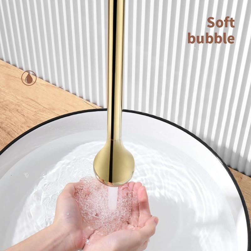 Mitigeur chaud et froid de plafond robinet long bec chrome robuste