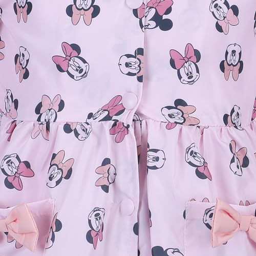Disney Minnie Mouse Girls Water Resistant Windbreaker Jacket with Ears for Toddler Kids4