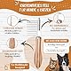 Golden Pets Entfilzer Kamm I Hunde- & Katzenbürste mittel bis langhaar geeignet I Kleine - große Tiere I Abgerundete Zinken I + E-Book Pflegehandbuch