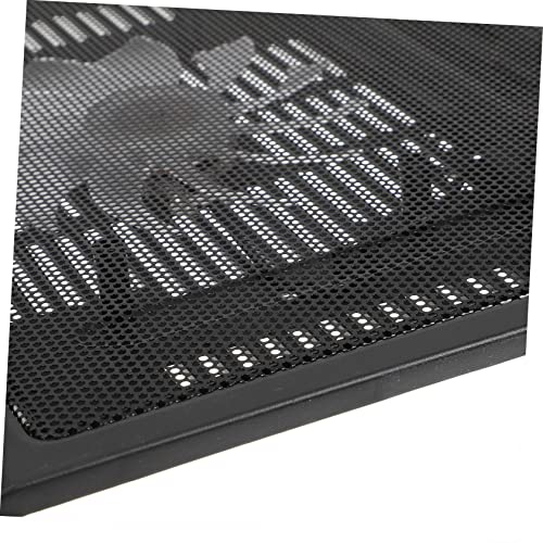 Base para laptop ventilada con ventilador negro miniatura 3