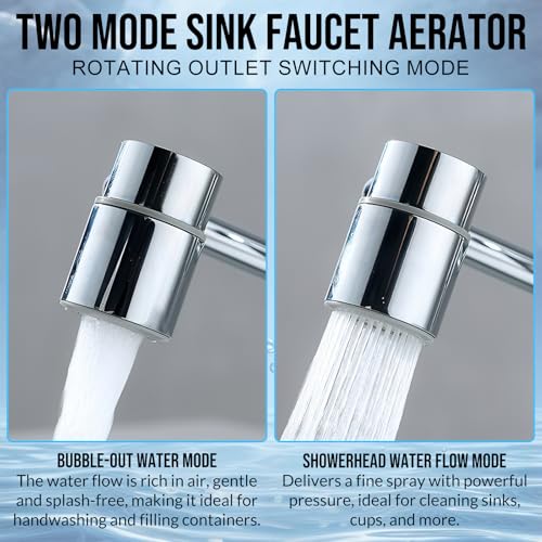 Brazo mecánico universal de grifo con doble modo anticaídas y protección contra salpicaduras 5