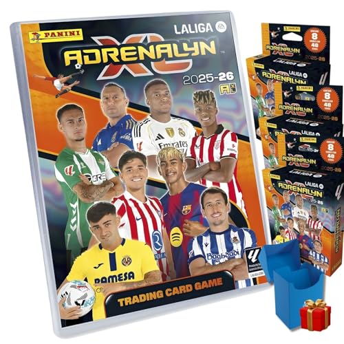 Panini Adrenalyn LaLiga 2025-26, Megapack Edición Básica con 24 sobres