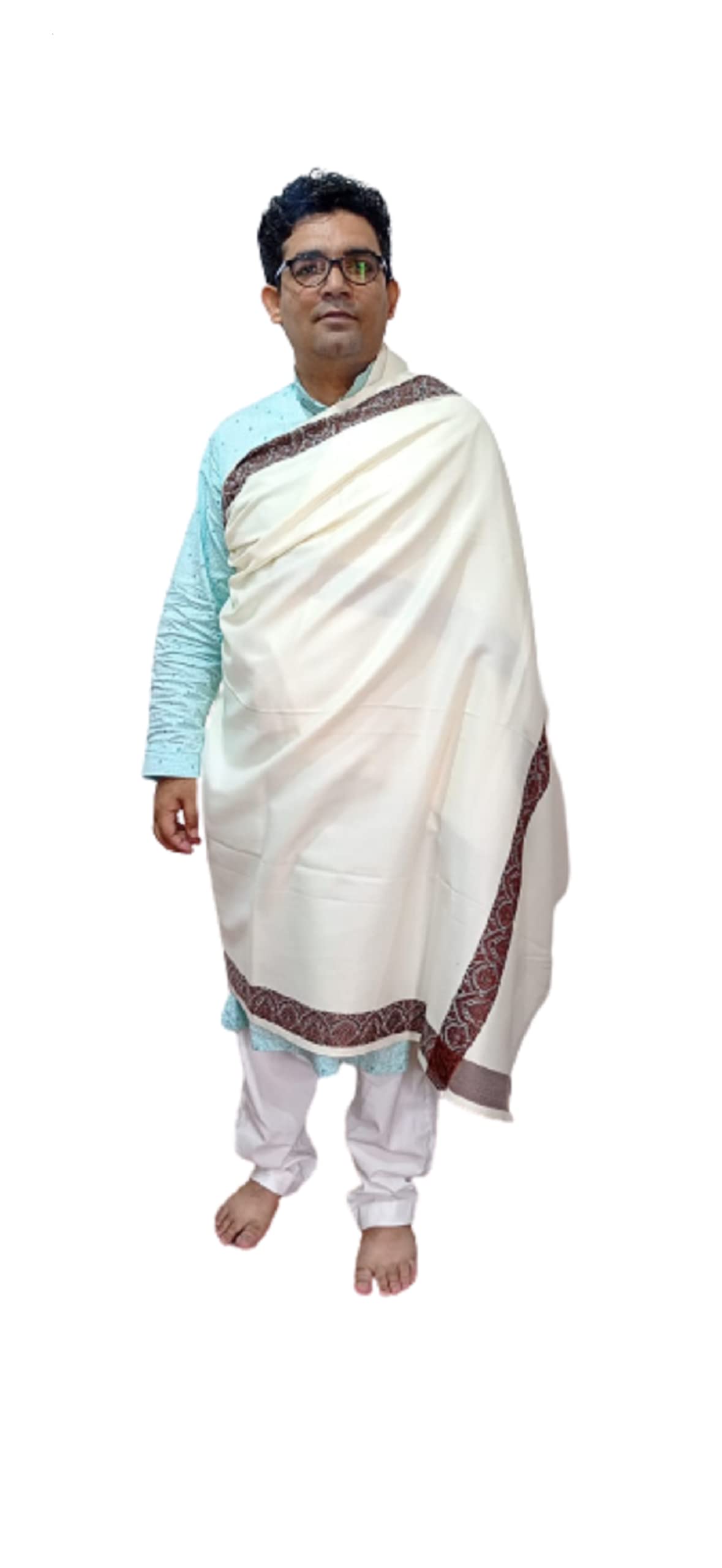 kashmir handloom handicraft Kashmiri Men Shawl Men Lohi Woolen Gents Pashmina Saal 50x100 inches jk wool 53-picture-26