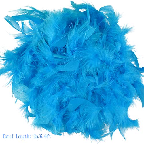 Obmwang 12X FEATHER BOAS 12Pcs Assorted Colors Feather Boas thumb #1