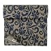 Produktbild Linen & Cotton Tischläufer Florian mit Blumen Motiv - 100% Leinen, Beige Blau (34 x 140 cm) Beschichtet Eckig Läufer Stoff Wasserdicht Fleckschutz rutschfest Pflegeleicht für Garten Outdoor