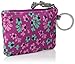Vera Bradley Women's Lighten Up Zip ID Case Wallet, Ditsy Dot, One Size