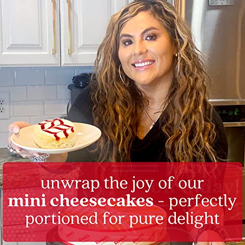 David's Cookies Strawberry Swirl Mini Cheesecakes - Fresh Baked, Soft, And Delicious Gift Idea - Great For Sharing At Parties, Events, Or With Family And Friends (6Pcs) #TOP5
