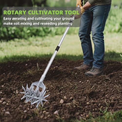 KLDOLLAR Adjustable Hand Tiller