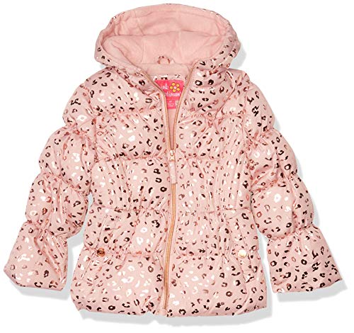 Pink Platinum Baby Girls' Puffer Jacket, Blush, 4T