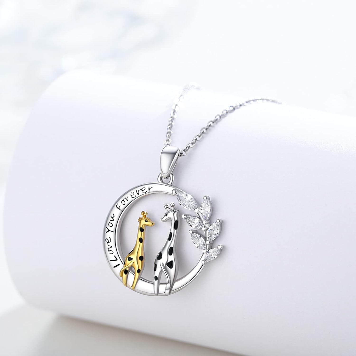 TUGHRA Wolf Necklace, S925 Sterling Silver Wolf Head Pendant for Men Women Moon Mountain Charm Jewelry Gifts for Hikers, Climbers and Nature Lover - Image 6