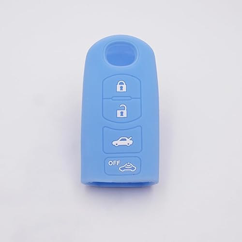 Miniatura 5 de Funda para llave de coche para Mazda 36 MX-5 CX-3 CX-5 CX-7 CX-9 Scion IA 20162017, cubierta de llave de silicona de 4 botones