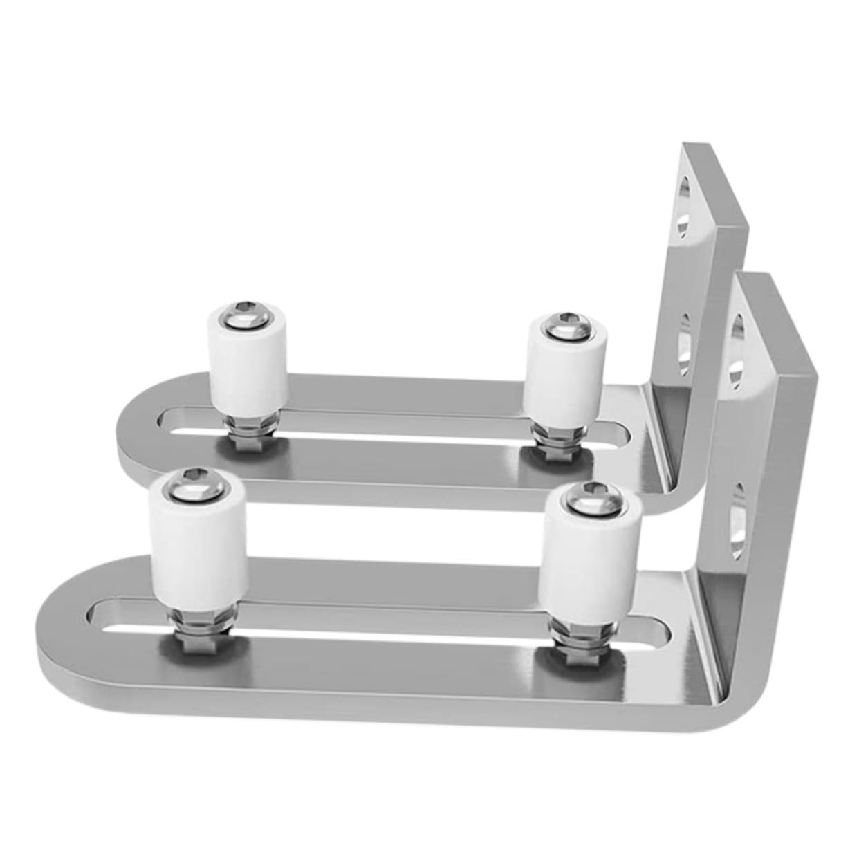 Guide de sol pour porte de grange POPETPOP en inox stable et durable