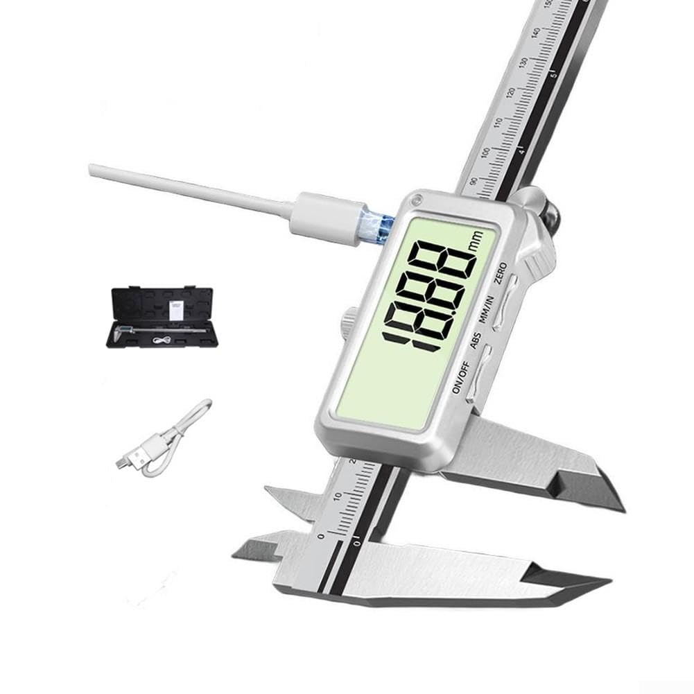 Calibre digital de taller de 150 mm para taller de regla de acero duradero