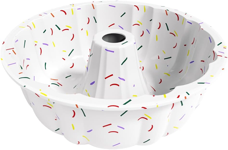 saphe Molde de silicona para tartas, moldes de silicona para tartas, utensilios para hornear antiadherentes de 10 pulgadas para gelatina, gelatina,