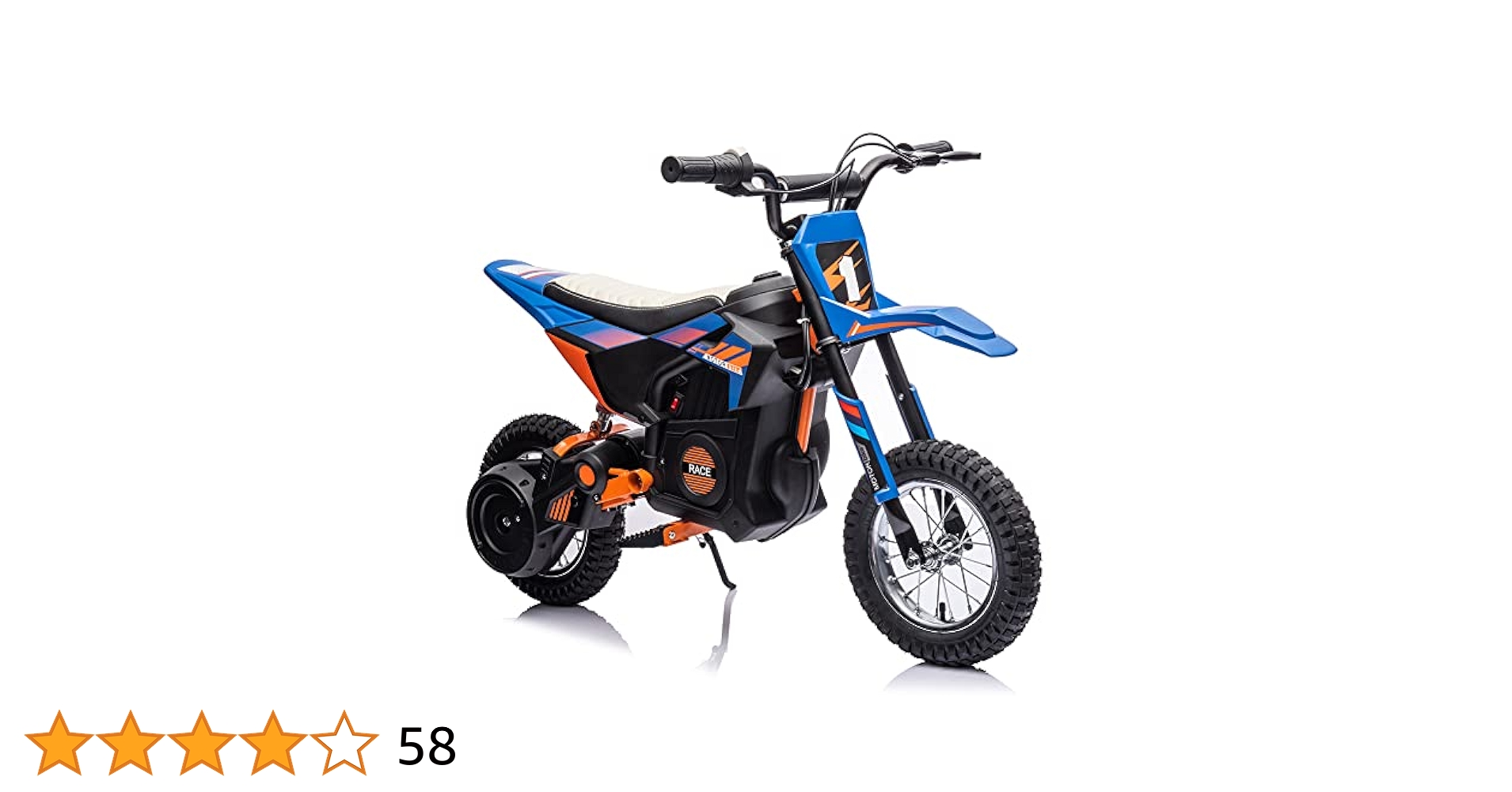 モトクロスキッズ　seven 24 Track 7 Kids Electric Motocross Dirt Bike, 24V 350W, Max