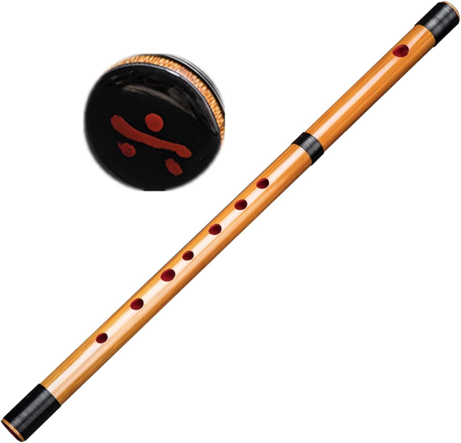 Japanese Flute Shinobue Flauta 6/7/8 Hon Bitter Bamboo