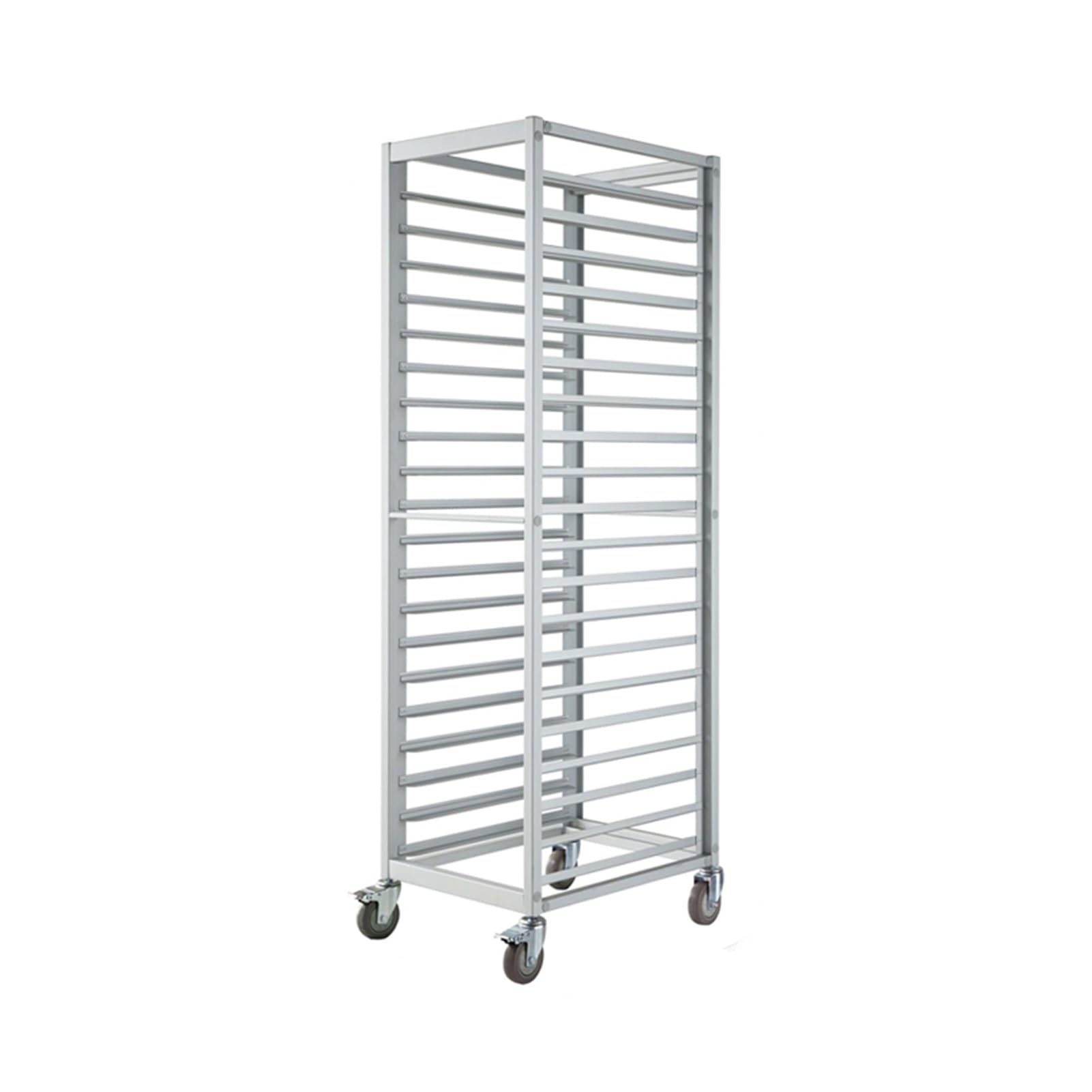 Scaffale In Alluminio A 20 Ripiani, Carrello Di Raffreddamento Per Panetteria, Carrello Porta-Vassoi Per Alimenti Resistente Per Cucine Domestiche E Commerciali, Organizzatore Efficiente Per La Cottu