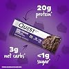 Quest Nutrition Double Chocolate Chunk Protein Bars, 20g Protein Bars, 1g Sugar, 4g Net Carb, Gluten Free, Keto Friendly, 4 Count