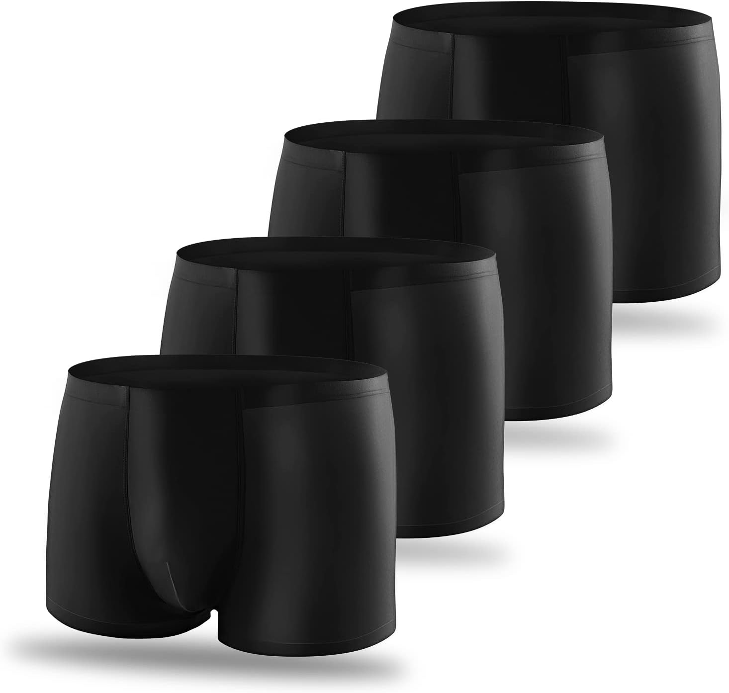 SIHOHAN Mens Boxers Briefs Micro Modal Extremely Soft Fabric Polyester Shorts Trunks