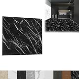 LZQ Revêtement de sol en PVC autocollant en vinyle 30×30cm, dalles en vinyle autocollantes, revêtement de sol autocollant, résistant à l'usure et à l'eau pour salon cuisine (Modèle I, 27 pièces
