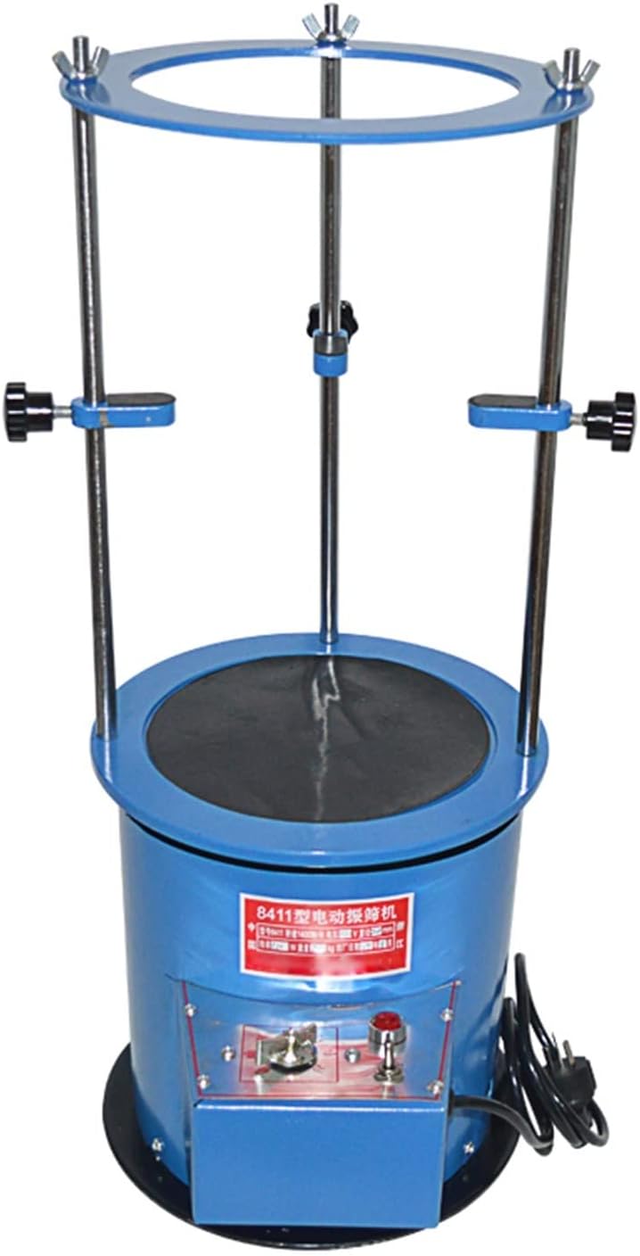 20CM Diameter 8411 Type Vibrating Screen Machine Electric Vibrating Screen Machine Sieving Shaker Machine 1PC,DIY Tools