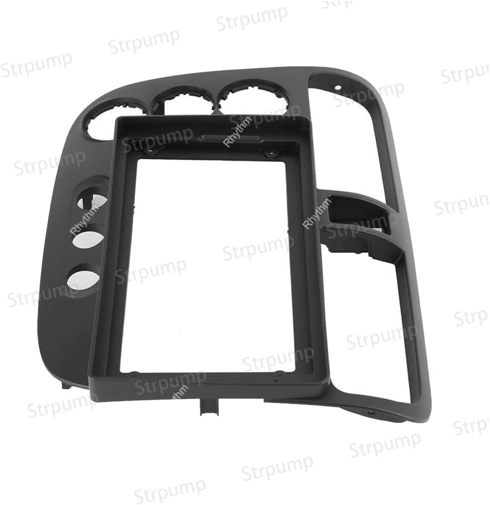 9'' Car Radio Stereo Dash Frame Fascia Bezel Panel Compatible for Honda Civic 2001 02 03 04 05 Mount Kit LHD
