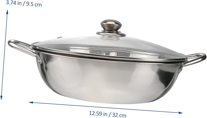 Olla Eléctrica Gatuida Acero Inoxidable con Tapa de Vidrio para Cocina por Inducción miniatura 3
