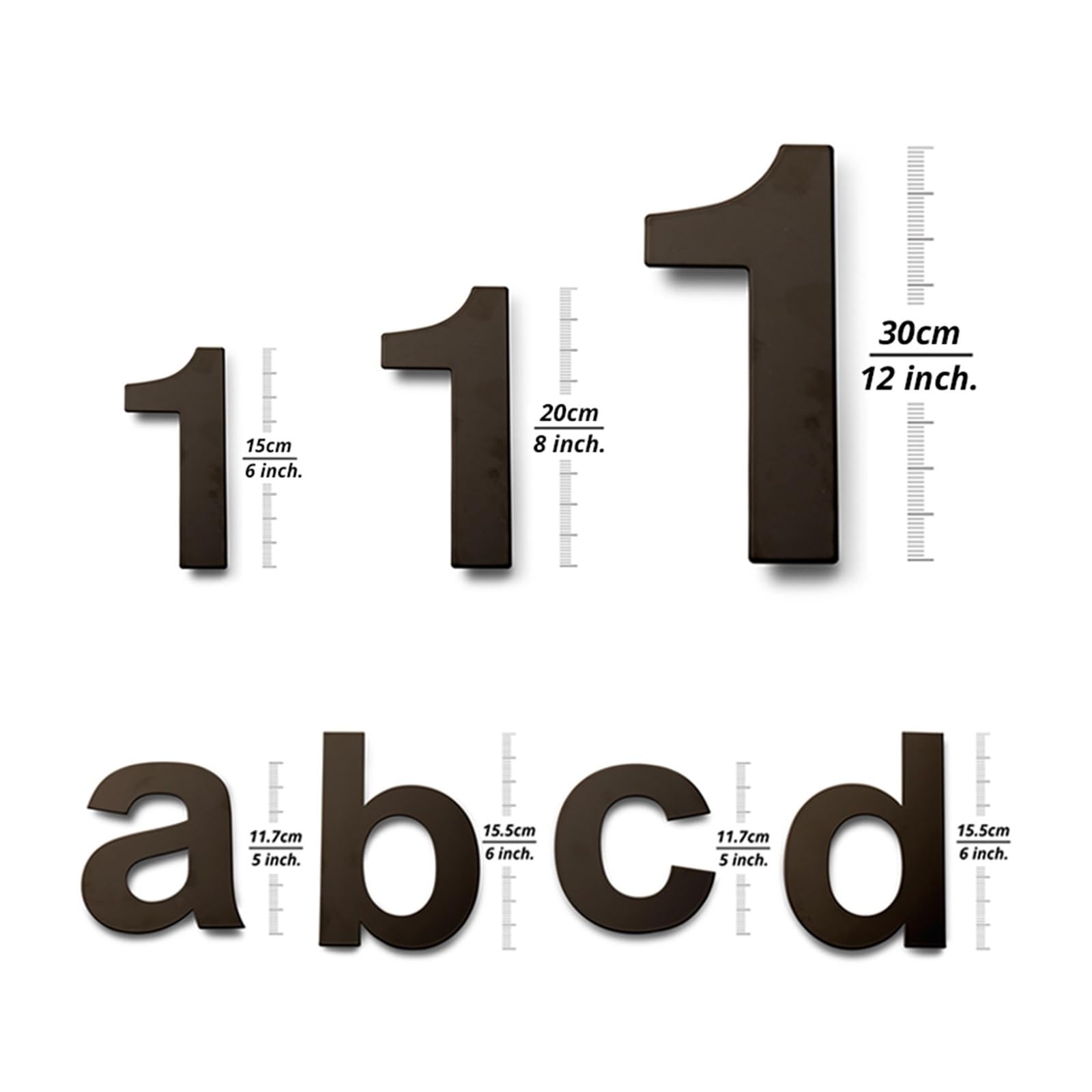 Numer domu Adres Czarny 304 Stal nierdzewna 15/20/30cm(C,20cm)