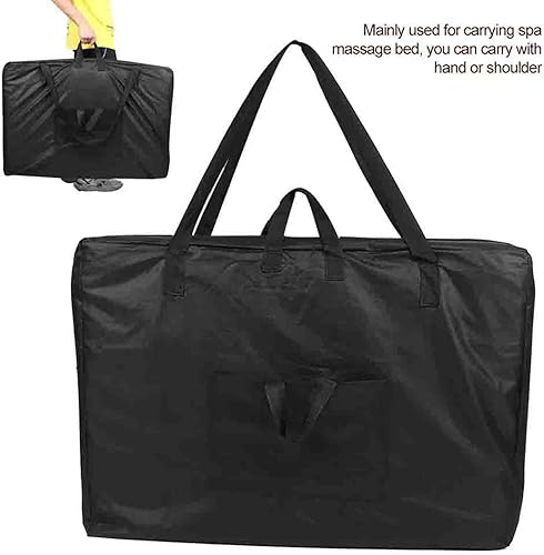 Miniatura 7 de YOUTHINK Bolsa de transporte para cama de masaje, suministros de salón de belleza ligeros negros profesionales para mesa plegable