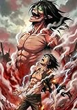 eren attack on titan wiki Illustration dynamique d'Ichigo, le personnage emblématique de Bleach, capturé dans un style saisissant