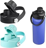 Vista 9 de Tapa para Hydro Flask de 32 40 oz de Boca Ancha, Tapas de Repuesto Compatibles con Botella de Agua Hydro Flask de Boca Ancha, Tapa de Boquilla