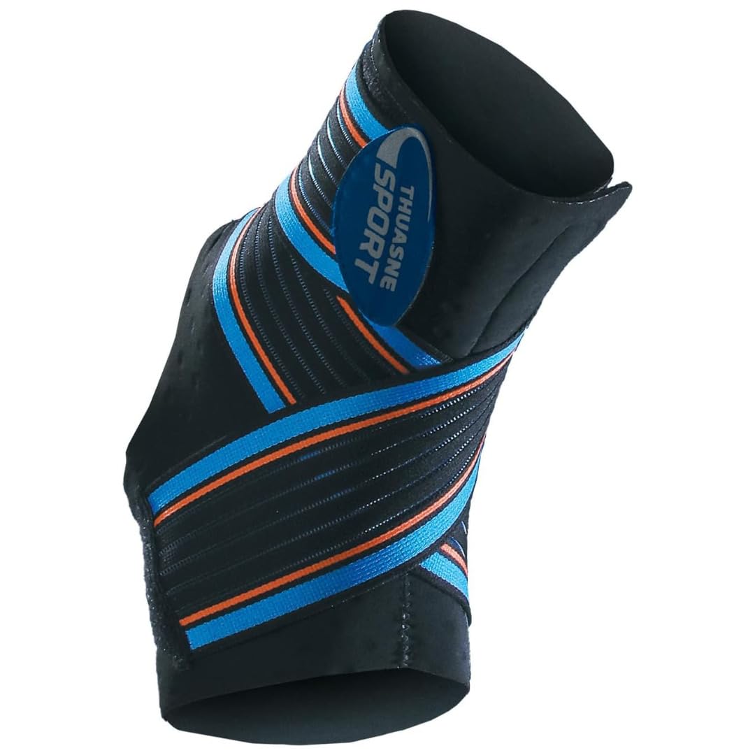 THUASNE - Cavigliera con Cinghie Stabilizzanti - Supporto Uniforme dei Legamenti della Caviglia - Lievi Distorsioni, Caviglie Instabili - Indice di Supporto 3/3 - Dispositivo Medico CE - Taglia M