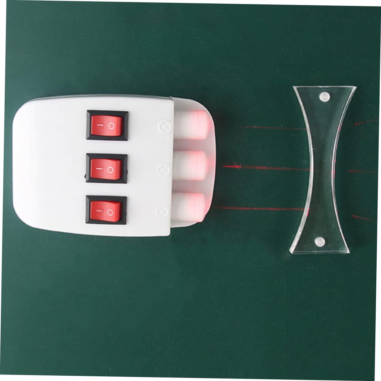 3 Pcs Physics Experiment Set Ray Box Optics Lab Light Source Refraction Linear Light Source Experiment Kit