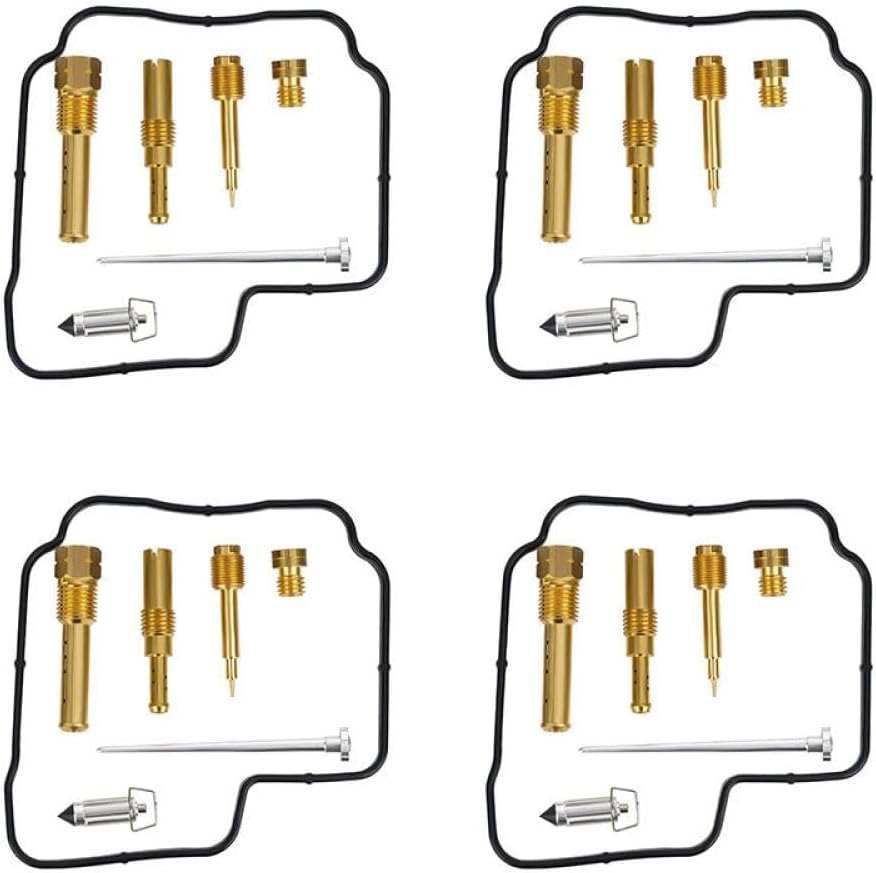 Motorcycle Carburetor Repair Tool Kit 1/4 Sets Compatible with CBR250 CBR14 CBR17 CBR19 MC14 MC17 MC19 CBR400RR CBR23 NC23 Universal Fit Carb Maintenance Tools(4 Sets)