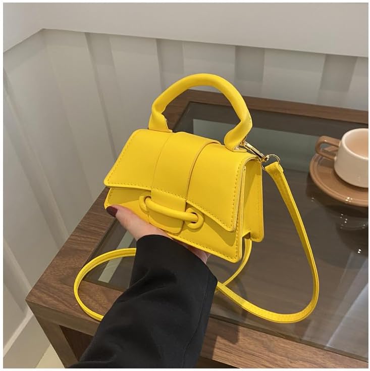 FALETO Mini Purses for Women Cute Top Handle Crossbody Bag Stylish Tiny Clutch Handbag with Strap - Image 6