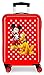 Disney Mickey & Pluto Stars Maleta de Cabina Infantil Roja 55x38x20 cm | Equipaje de Mano, Trolley de Viaje Ryanair, Easyjet | Maleta de Viaje Fin de Semana Rígida Divertida