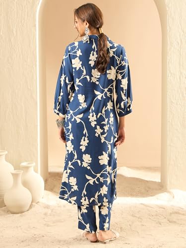 Image of INDO ERA Women's Viscose Rayon Printed StraightKurta Pant Set (Iestr6480)
