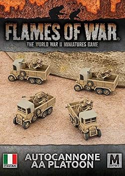 Flames of War: Mid War: Italian: Autocannone AA Platoon