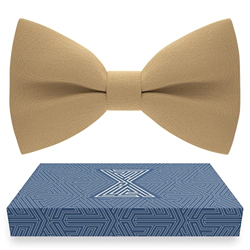 Image of Bow Tie House Mens Bowties Pre-tied Shape Clip on Bowtie Solid Men Formal Wear for kids, baby boys, toddler any age bow ties