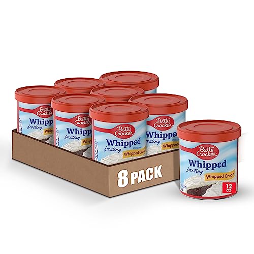 Betty Crocker Whipped Cream Frosting, 12oz, 8 cans