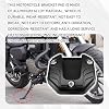 Motorcycle Kickstand Pad Kickstand Extension Pad Harley Kickstands Pad Safety Stand for Motorcycle Kickstands Shoe Foot Side Stand Extension Anti-Sink Support for Modification Accessory (Black)