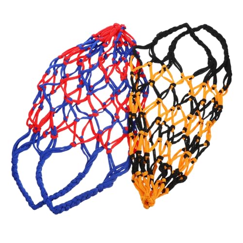 BESPORTBLE Sports Balls Bags Mesh Bag for Basketball 2 Pack Shoulder Strap Outdoor Storage Basketball Organizer Easy to Carry