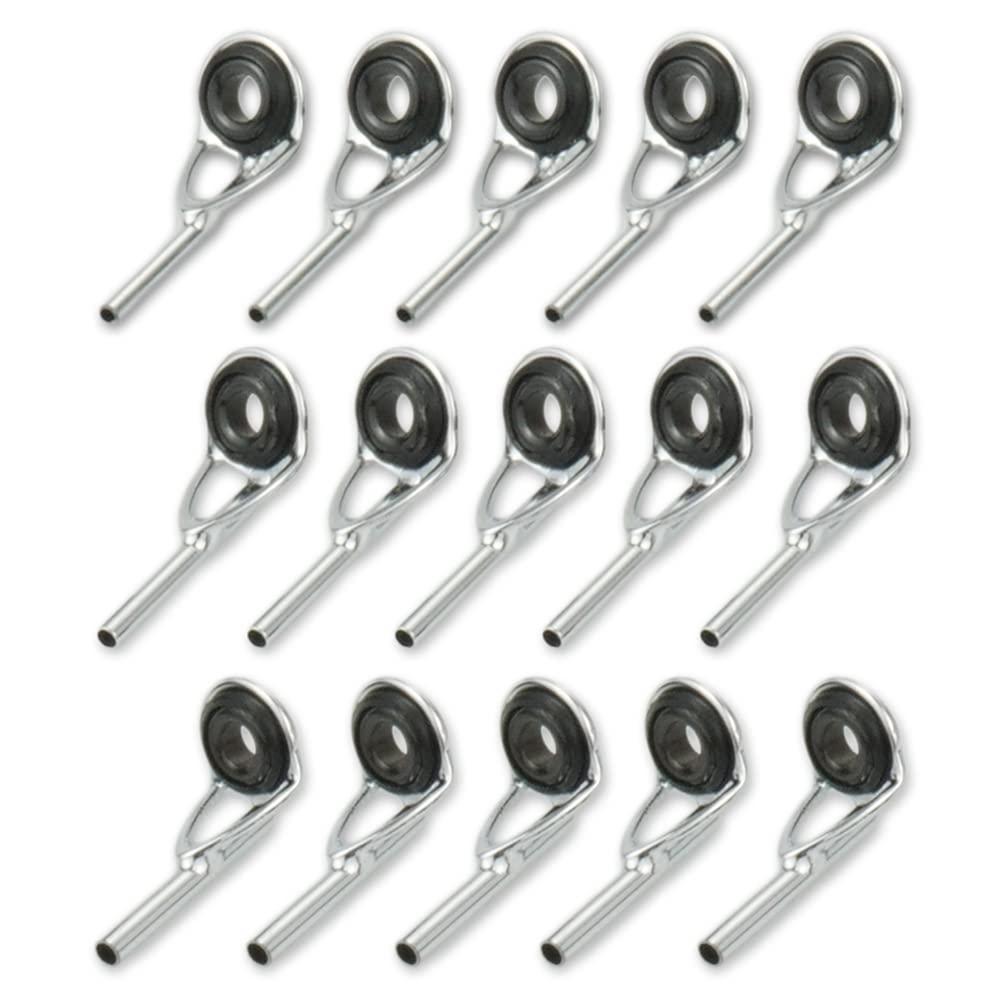 Amazon | トップガイド ロッドガイド ステンレス 釣り竿 穂先 修理 15