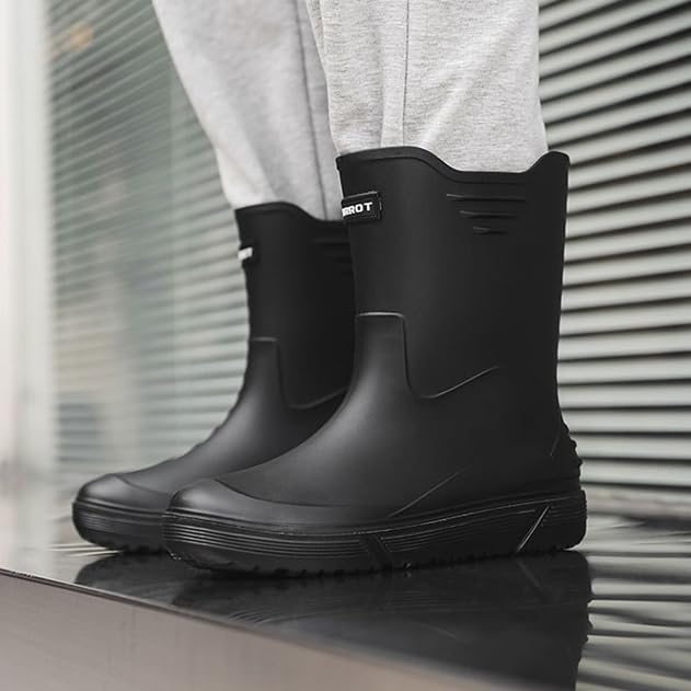 Rain Boots for Mens Rubber Boots Waterproof Water Boots for Men Garden Boots Rainboots for Fishing Boots for Men4