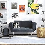 Novogratz Leyla Loveseat, Navy