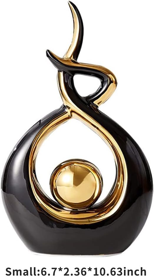 Norrclp Home Decor Modern Abstract Art Ceramic Statue Table Decorations for Dining Room Living Room Office Centerpiece - Image 5